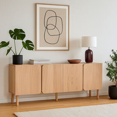 Mooda Mossa senkki 180x42x75 cm tammi